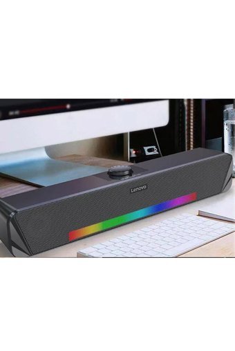 Lenovo Thinkplus Kablosuz Bluetoothlu USB 2.0 Soundbar Siyah