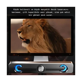 DailyLink 3 W 65 bD Kablolu USB 2.0 Soundbar Siyah