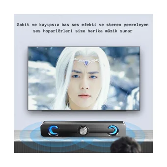 DailyLink 3 W 65 bD Kablolu USB 2.0 Soundbar Siyah