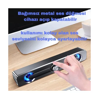 DailyLink 3 W 65 bD Kablolu USB 2.0 Soundbar Siyah
