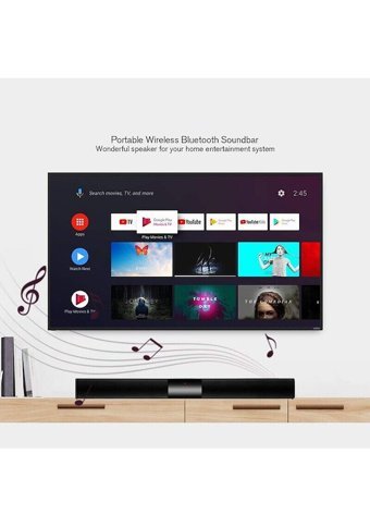 Arion BS-28B 20 W 80 dB Kablolu-Kablosuz Bluetoothlu USB 2.0 Soundbar Siyah