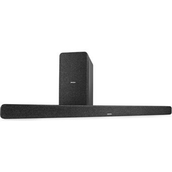 Denon DHT-S517 Harici Subwooferlı Kablosuz Bluetoothlu USB Dolby Atmos 3.1.2 Soundbar Siyah