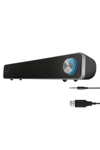 Owwotech 12 W Kablolu USB 2.0 Soundbar Siyah