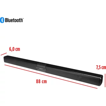 Mikado MD-SB101 20 W 75 dB Kablolu-Kablosuz Bluetoothlu USB Soundbar Siyah
