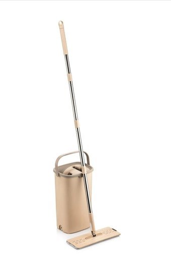 Zambak Magic Flat Mop Seti Krem