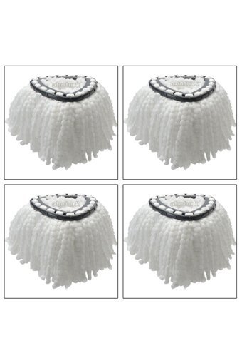 Abnturk Microfiber 4'lü Yedek Başlık Beyaz