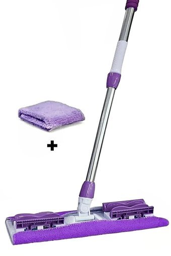 Yellow Stary Home Mandallı Mop Mor