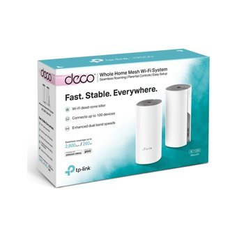 TP-Link Deco E4 Mesh 2.4 GHz-5 GHz 1200 Mbps Dual Band Router