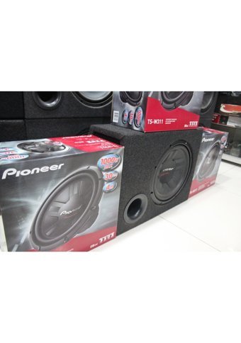 Pioneer Ts-W311 1400 W Mini Kabinli Subwoofer Siyah