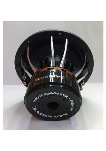 Massive Ms-Mıp12 2000 W Mini Subwoofer Siyah