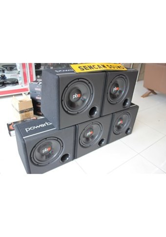 Powerbass Ps10 450 W Mini Kabinli Subwoofer Siyah