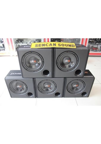 Powerbass Ps10 450 W Mini Kabinli Subwoofer Siyah