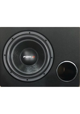 Forx X-112S 1000 W Subwoofer Siyah + Mobasss 4 Kanallı Anfi 2400W 2x150 Rms