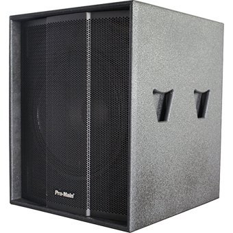 Promain Ms-1018Sp 1200 W 620 mm Subwoofer Siyah