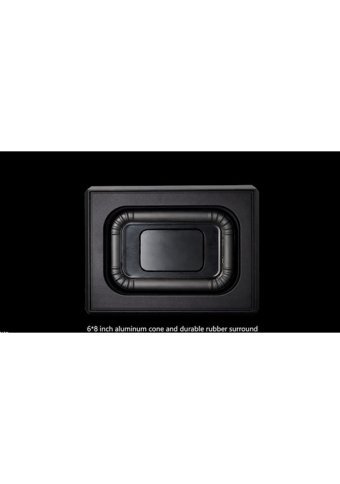 Rainbow El-W68A Mk2 300 W Mini Subwoofer Siyah