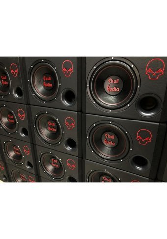 Skull S1-12Spl 2400 W Kabinli Subwoofer Siyah