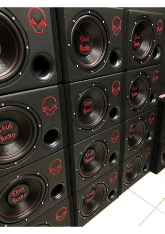 Skull S1-12Spl 2400 W Kabinli Subwoofer Siyah