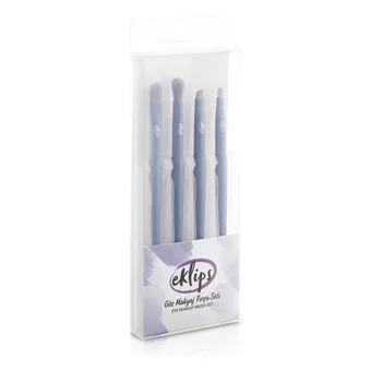 Eklips 4'lü Eyeliner Far Makyaj Fırça Seti