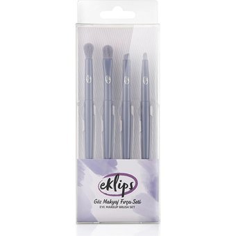 Eklips 4'lü Eyeliner Far Makyaj Fırça Seti