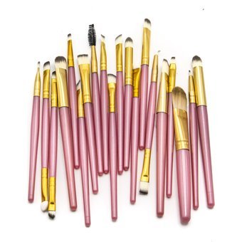 Hello Estel'la Kitty Pro 20'li Allık Eyeliner Far Makyaj Fırça Seti