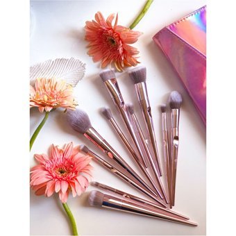 Cocosh She 10'lu Allık Eyeliner Far Makyaj Fırça Seti