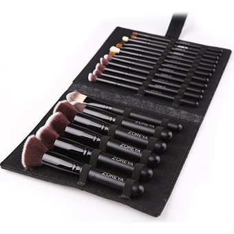 Zoreya Fiber 18'li Allık Eyeliner Far Makyaj Fırça Seti