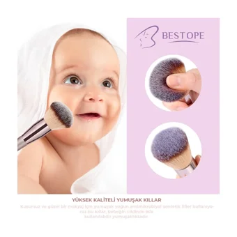 Bestope 18'li Allık Eyeliner Far Makyaj Fırça Seti
