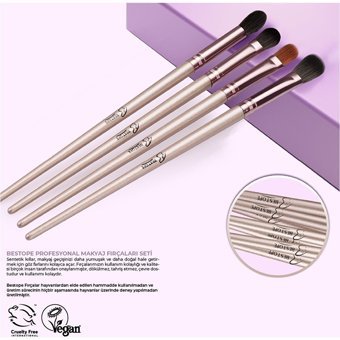 Bestope 18'li Allık Eyeliner Far Makyaj Fırça Seti