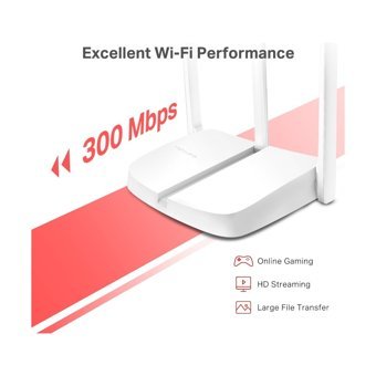 Mercusys MW306R 2.4 GHz 300 Mbps Single Band Router