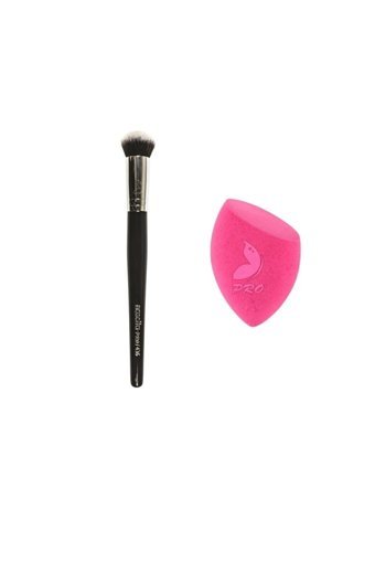 Nascita No:436 Pro Oval Yapılı Kapatıcı Fırçası + Yumurta Makyaj Süngeri