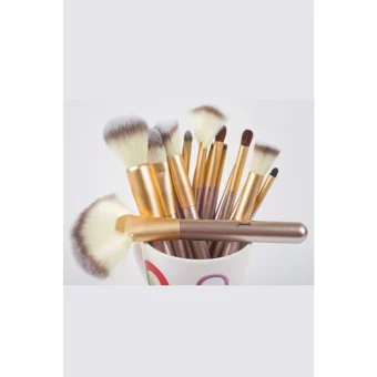 Hannah 18'li Allık Eyeliner Far Makyaj Fırça Seti