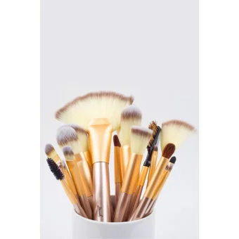 Hannah 18'li Allık Eyeliner Far Makyaj Fırça Seti