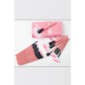 Hannah 32'li Allık Eyeliner Far Makyaj Fırça Seti
