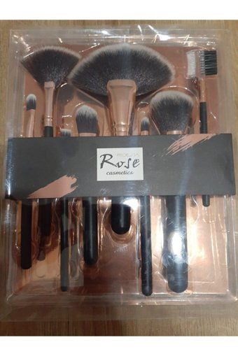 Rose 8'li Eyeliner Far Makyaj Fırça Seti