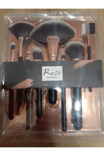 Rose 8'li Eyeliner Far Makyaj Fırça Seti