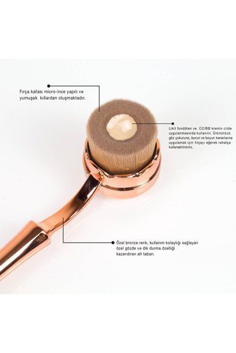 Nascita Bronzy Glow No:231 Makyaj Fırçası Gold