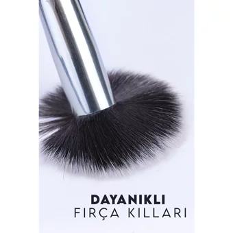 Mujgan Fix Özel Kutulu 13'lü Allık Eyeliner Far Makyaj Fırça Seti