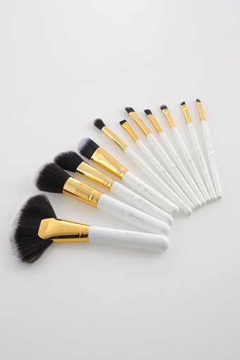 Bh Cosmetics Kapaklı 11'li Allık Eyeliner Far Makyaj Fırça Seti