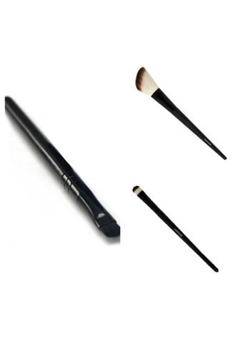 Farmasi Çift Taraflı 3'lü Allık Eyeliner Pudra Makyaj Fırça Seti