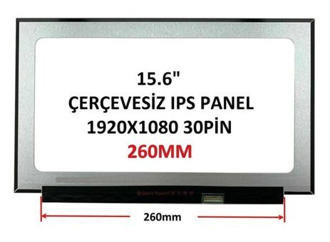 Lenovo ideaPad 3-15ADA6 Type 82KR Ekran 15.6" 30 Pin Slim 260mm PCB