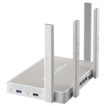 Keenetic Ultra AC2600 2.4 Ghz - 5 Ghz 800 Mbps - 1733 Mbps Kablosuz Dual Band Mesh İç Mekan Masaüstü Router Access Point Repeater