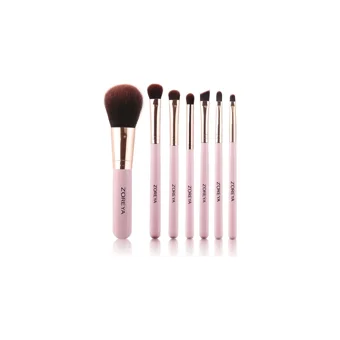 Zoreya Kapaklı 7'li Allık Eyeliner Far Makyaj Fırça Seti