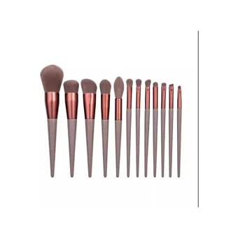 Fix+ Fix 13'lü Allık Eyeliner Far Makyaj Fırça Seti Ahşap