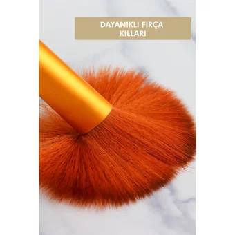 Mujgan 12'li Allık Eyeliner Far Makyaj Fırça Seti