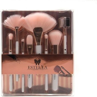 Estela FZ402 8'li Allık Eyeliner Far Makyaj Fırça Seti