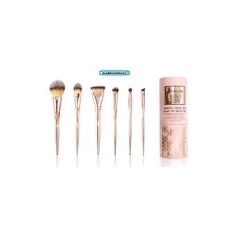 Nascita Bronzy Glow No:01 6'lı Allık Eyeliner Far Makyaj Fırça Seti