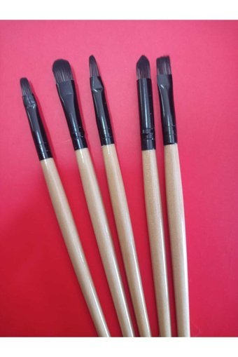 Solingen Elize 5'li Eyeliner Far Makyaj Fırça Seti