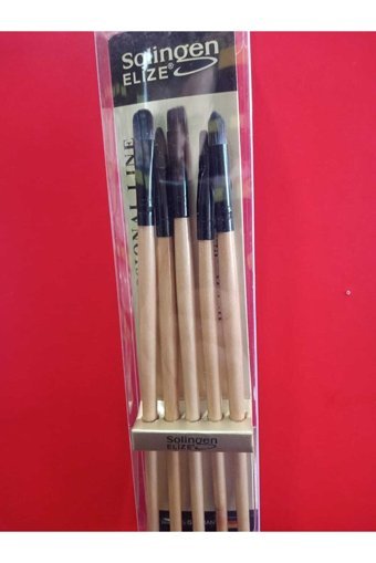 Solingen Elize 5'li Eyeliner Far Makyaj Fırça Seti