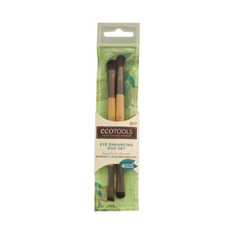 Ecotools 1217 Çift Taraflı 2'li Eyeliner Far Makyaj Fırça Seti
