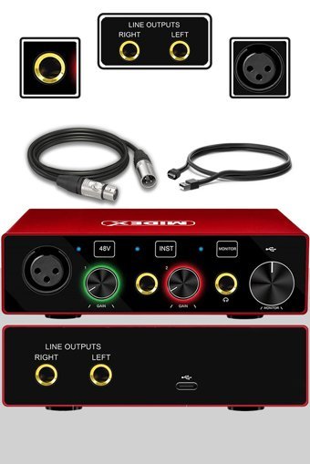 Midex GLX-600 Pro 3.5 mm 24 Bit Harici Ses Kartı